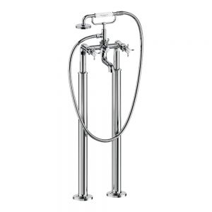 Burlington Guild Chrome Floor Standing Bath Shower Mixer Tap