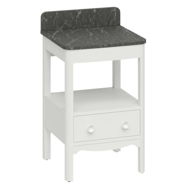 Burlington Guild 560 White Freestanding Vanity Unit and Worktop #2