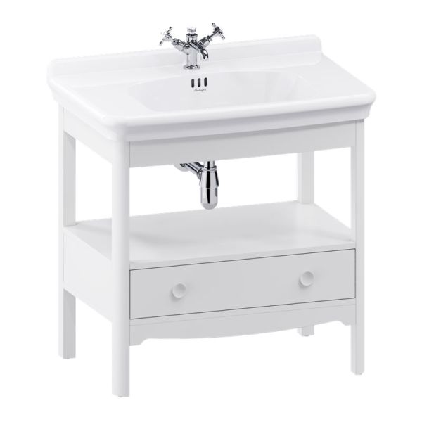 Burlington Guild 850 White Freestanding Vanity Unit and Basin