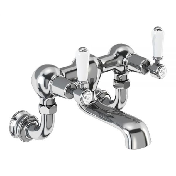 Burlington Kensington Regent Chrome Wall Mounted Bath Filler Tap