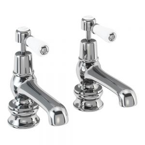 Burlington Kensington Regent Chrome Bath Pillar Taps