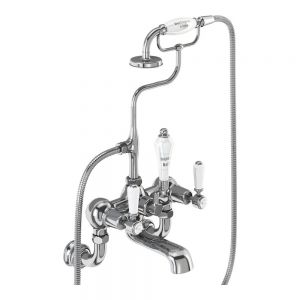 Burlington Kensington Regent Chrome Wall Mounted Bath Shower Mixer Tap
