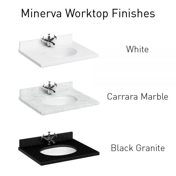 Burlington 1000 Blue Right Hand Freestanding Curved Vanity Unit and Minerva Basin #3