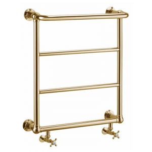 Burlington Cleaver Gold Traditional Towel Radiator 640 x 720 R3GOLD