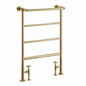 Burlington Berkeley Gold Traditional Towel Radiator 640 x 970 R4GOLD