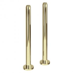 Burlington Riviera Gold Round Stand Pipes RIV15 GOLD