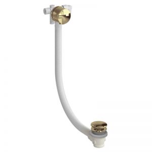 Burlington Riviera Gold Overflow Bath Filler Waste RIV36 GOLD