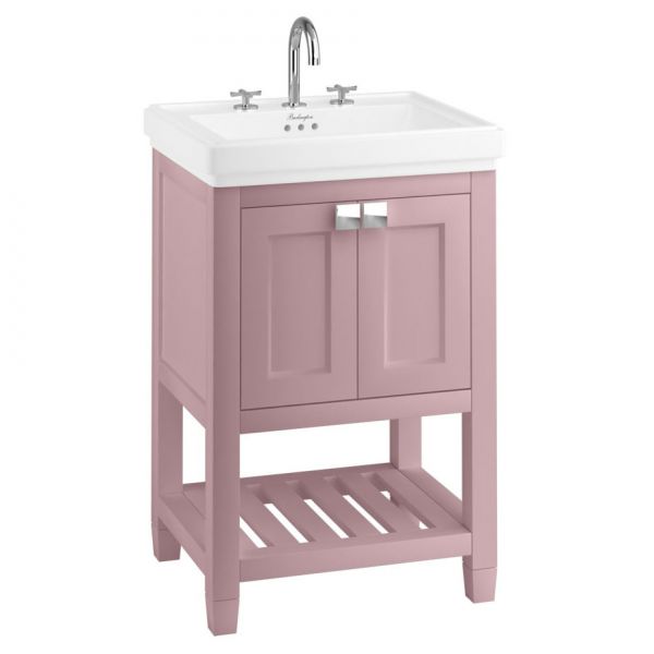 Burlington Riviera 580 Pink Freestanding Vanity Unit and Basin