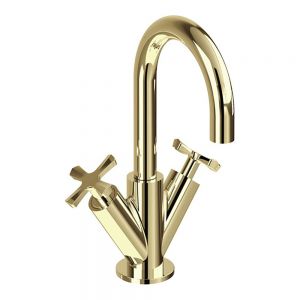 Burlington Riviera Gold Mono Basin Mixer Tap