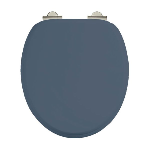 Burlington Blue Soft Close Toilet Seat