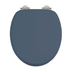 Burlington Blue Soft Close Toilet Seat