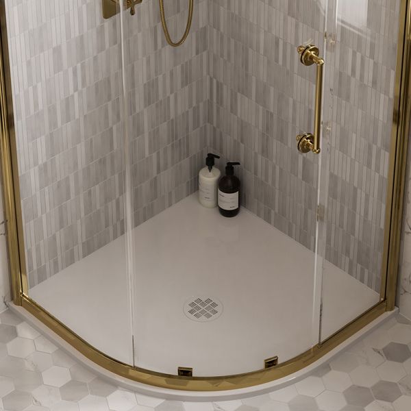 Burlington Bowood Quadrant 900 x 900 Shower Tray #2