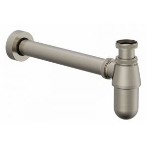 Burlington Brushed Nickel Traditional Basin Bottle Trap W14 BNKL