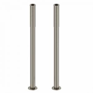 Burlington Brushed Nickel Decorative Bath Pipe Shrouds W6 BNKL