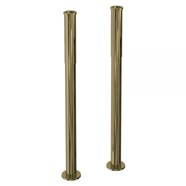 Burlington Gold Decorative Bath Pipe Shrouds W6 GOLD