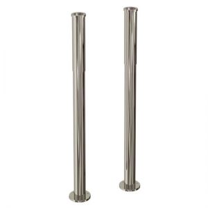 Burlington Nickel Decorative Bath Pipe Shrouds W6 NKL