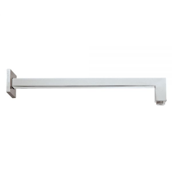 JTP Sam Chrome 400mm Square Wall Mounted Shower Arm
