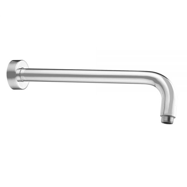JTP Florence Chrome 400mm Round Wall Mounted Shower Arm
