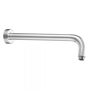JTP Florence Chrome 400mm Round Wall Mounted Shower Arm