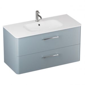 Britton Camberwell 1000mm Matt Blue Wall Hung Vanity Unit and Basin