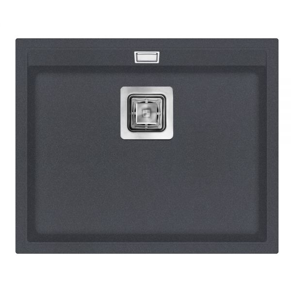 Clearwater Capri 1 Bowl Inset Slate Granite Kitchen Sink 555 x 455
