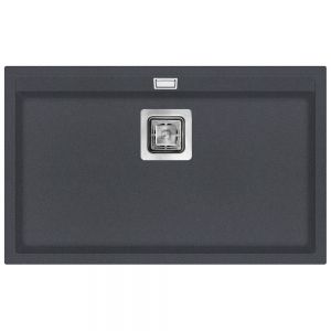 Clearwater Capri 1 Bowl Inset Slate Granite Kitchen Sink 740 x 455