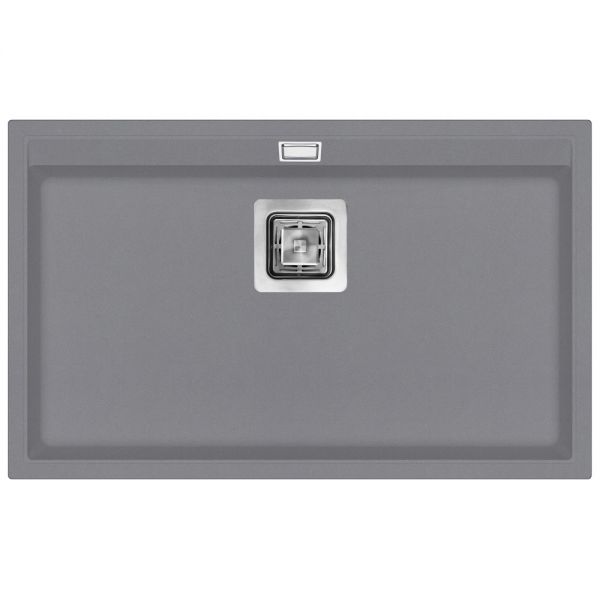 Clearwater Capri 1 Bowl Inset Steel Granite Kitchen Sink 740 x 455