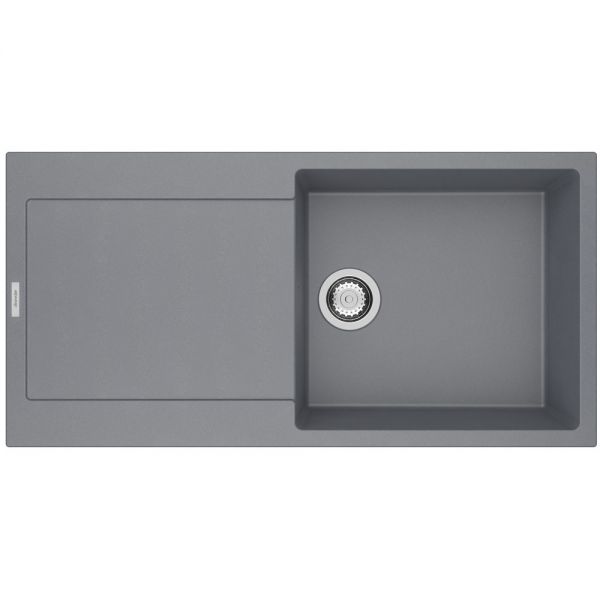 Clearwater Carina 1 Large Bowl Inset Croma Granite Kitchen Sink with Drainer 1000 x 500