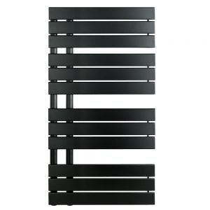 JTP Cleo 1080 x 550 Matt Black Designer Towel Rail