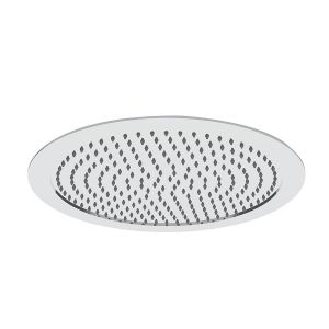 JTP Florence Chrome 400mm Round Ceiling Recessed Shower Head