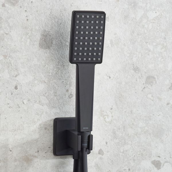 Bristan Cobalt Matt Black 2 Outlet Shower Pack with Overhead Shower and Handset #5