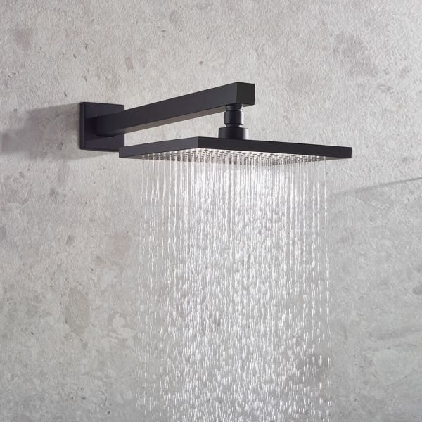 Bristan Cobalt Matt Black 2 Outlet Shower Pack with Overhead Shower and Handset #6