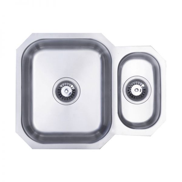 Prima Stainless Steel 1.5 Bowl Undermount Reversible Kitchen Sink