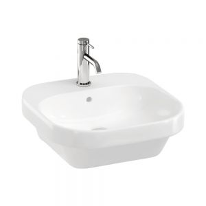 Britton Curve2 White 450mm Wall Hung Basin