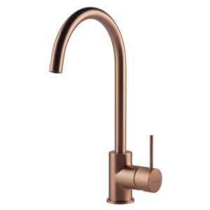 Clearwater Elara C Single Lever Brushed Copper Monobloc Kitchen Sink Mixer Tap