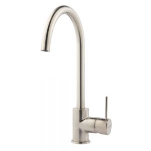 Clearwater Elara C Single Lever Brushed Nickel Monobloc Kitchen Sink Mixer Tap