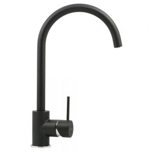 Clearwater Elara C Single Lever Black Onyx Monobloc Kitchen Sink Mixer Tap
