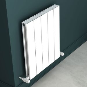 Carisa Angers Double White Aluminium Radiator 600 x 495mm