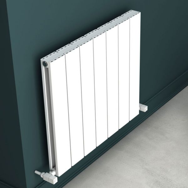 Carisa Angers Double White Aluminium Radiator 600 x 695mm