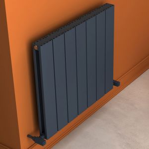 Carisa Angers Double Anthracite Aluminium Radiator 600 x 695mm