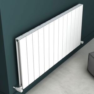 Carisa Angers Double White Aluminium Radiator 600 x 1295mm