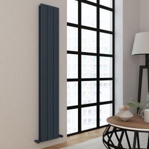 Carisa Angers Double Anthracite Aluminium Radiator 1800 x 295mm