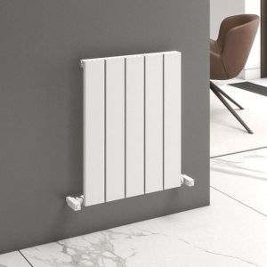Carisa Angers Single White Aluminium Radiator 600 x 495mm