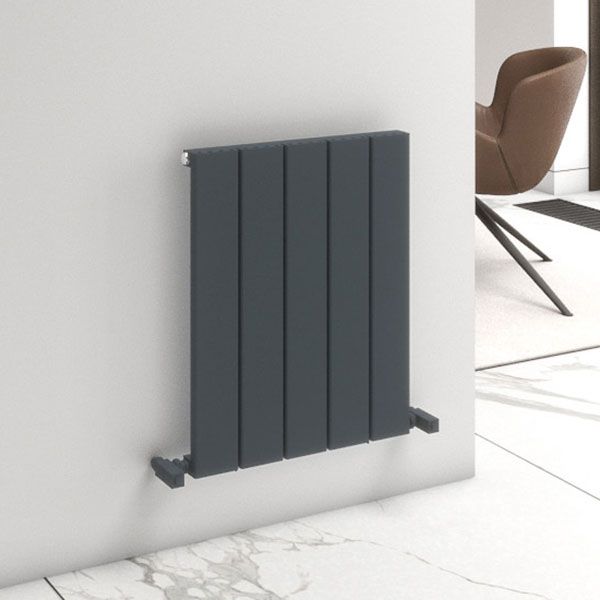 Carisa Angers Single Anthracite Aluminium Radiator 600 x 495mm