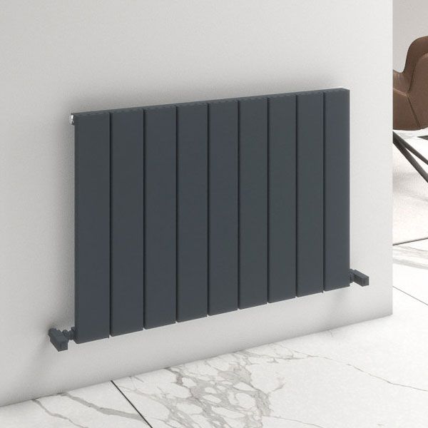 Carisa Angers Single Anthracite Aluminium Radiator 600 x 895mm