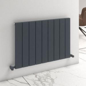 Carisa Angers Single Anthracite Aluminium Radiator 600 x 895mm