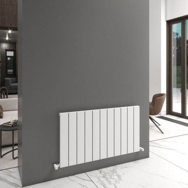 Carisa Angers Single White Aluminium Radiator 600 x 1095mm #2