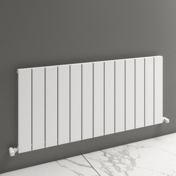 Carisa Angers Single White Aluminium Radiator 600 x 1295mm