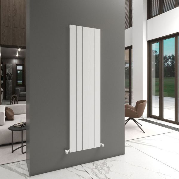 Carisa Angers Single White Aluminium Radiator 1800 x 495mm #2