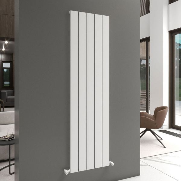 Carisa Angers Single White Aluminium Radiator 1800 x 495mm